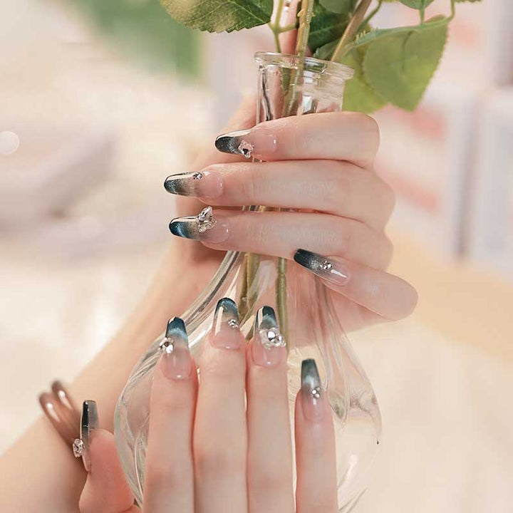 Long Handmade Press-on Nails