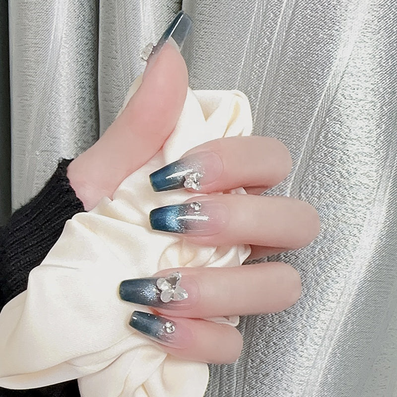 Long Handmade Press-on Nails