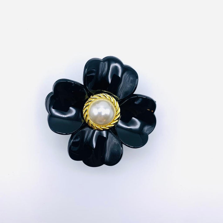 Flower Imitation Pearl Hair Claw