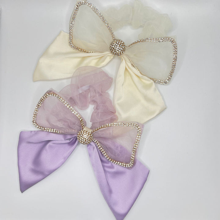 Noeud papillon exquis Organza Corde à cheveux durable