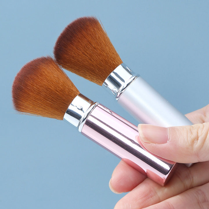 1Pcs Metal Handle Synthetic Hair Makeup Brush