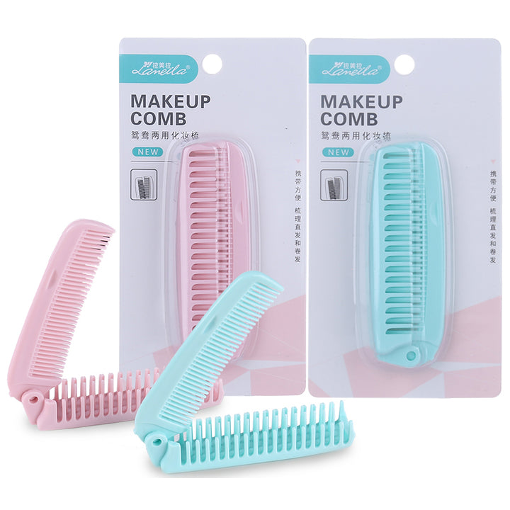 Portable Plastic Folding Straightener Comb