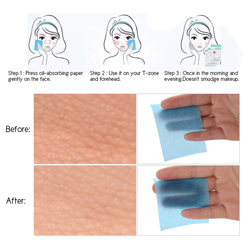 Face Oil Absorbing Control Sheet 50Pcs