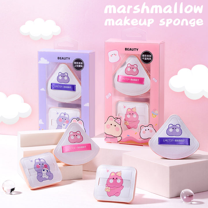 Cute Marshmallow Air Cushion Puff 2Pcs/Set