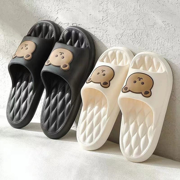 Chaussons de plage ours super doux