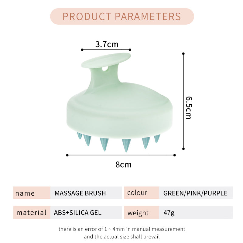 手持式头发按摩器淋浴发刷梳子