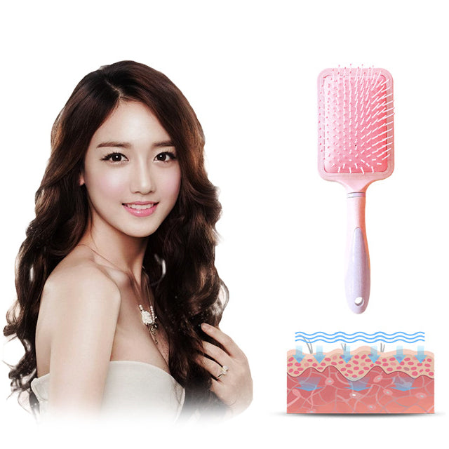 Straw Scalp Massage Hair Comb Brush