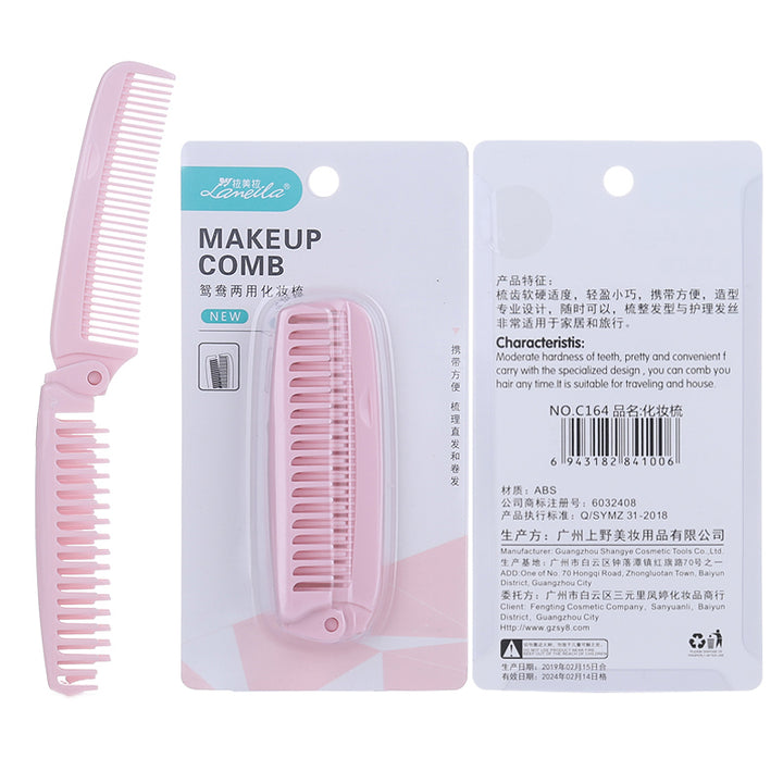 Portable Plastic Folding Straightener Comb