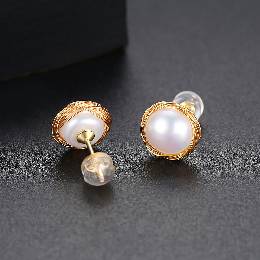 Perles de perles d’eau douce 100% naturelles Perles baroques en vrac pour  la fabrication de bijoux de bricolage Collier de boucles d’oreilles