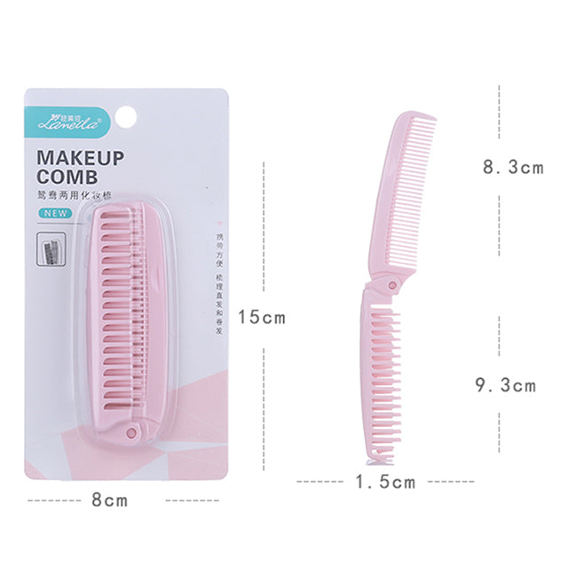 Portable Plastic Folding Straightener Comb