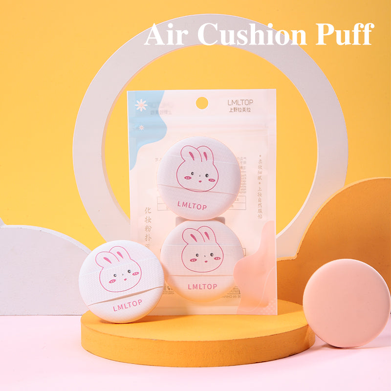 Air Cushion Powder Puff Facial Makeup Sponge 2Pcs/Set