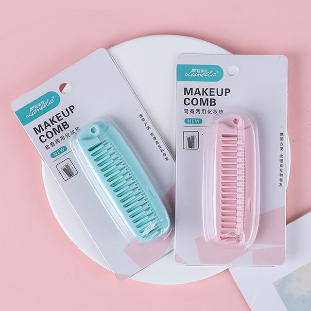 Portable Plastic Folding Straightener Comb