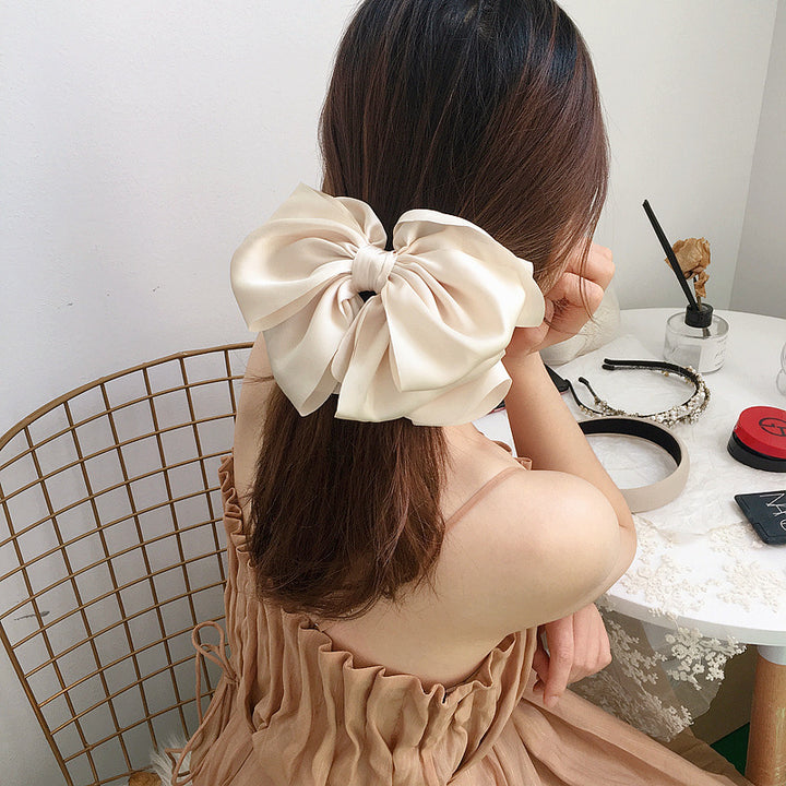 Korean Large Bowknot Ribbon Butterfly Hair Clip